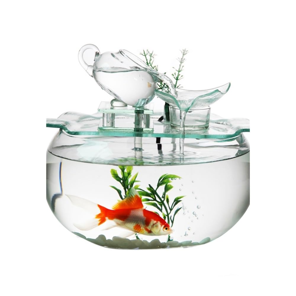 Fuente de Acuario Zen contra el Estrés para Escritorio y Mesa de Interior