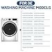 WH05X29521 Washer Door Gasket for GE GFW550SSN0WW GFW550SSN2WW GFW550SSN5WW GFW550SSN1WW GFW550SPR5RS GFW550SPN0DG GFW550SPR4RS GFW550SSN4WW GFW550SSN3WW GFW510SCN0WW GFW510SCV0WW Gasket Seal