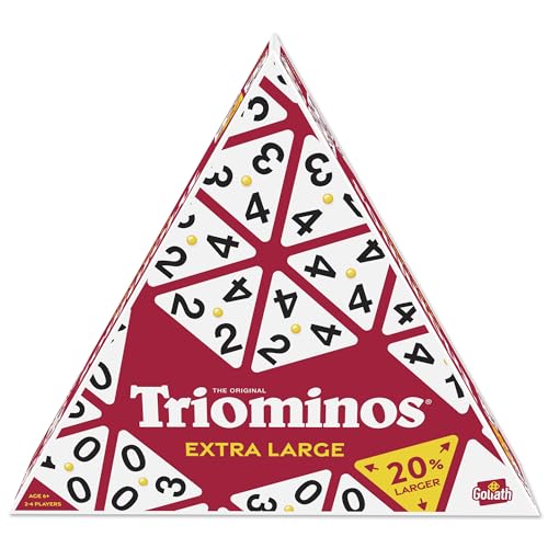 Goliath - Triomino Extra Large - Jeu de Société de Stratégie - À partir de 6 Ans - Jeux de Réflexion De 2 à 4 joueurs - Dominos triangulaires - À jouer...