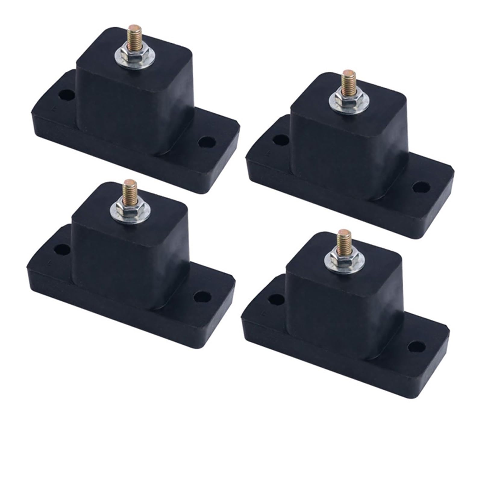 Rtiyellqb One Color 4Pack Air Conditioner Rubber Vibration Mounting Bracket Shock Absorbing Pads