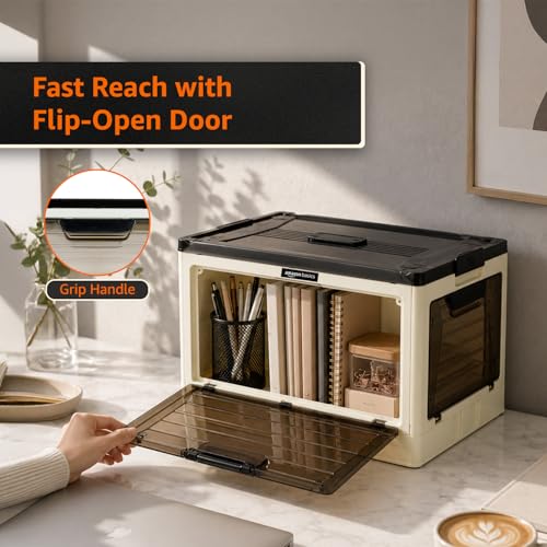 Image of Amazon Basics Plastic Wardrobe for Bedroom, Drawers Organisers, Cupboard Organizer & Wardrobe Organiser (3 Layer)