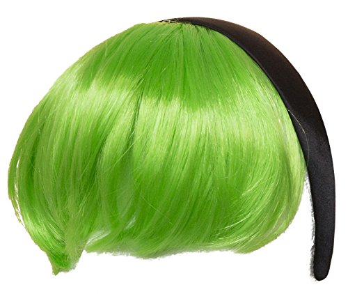 Costume Accessory - Neon Hair Bangs Headband (Green)