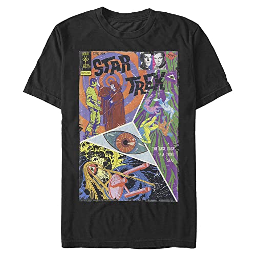 T-shirt Star Trek Big Trippy Comic vêtement vintage geek imprimé pour homme