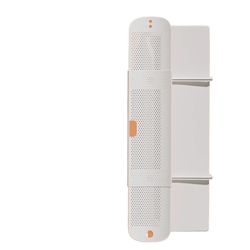 Whegavgko Orange Scalable Anti-Direct Blow Deflector Adjustable Angle Retractable Air Conditioner Wind Universal Wall-Mounted