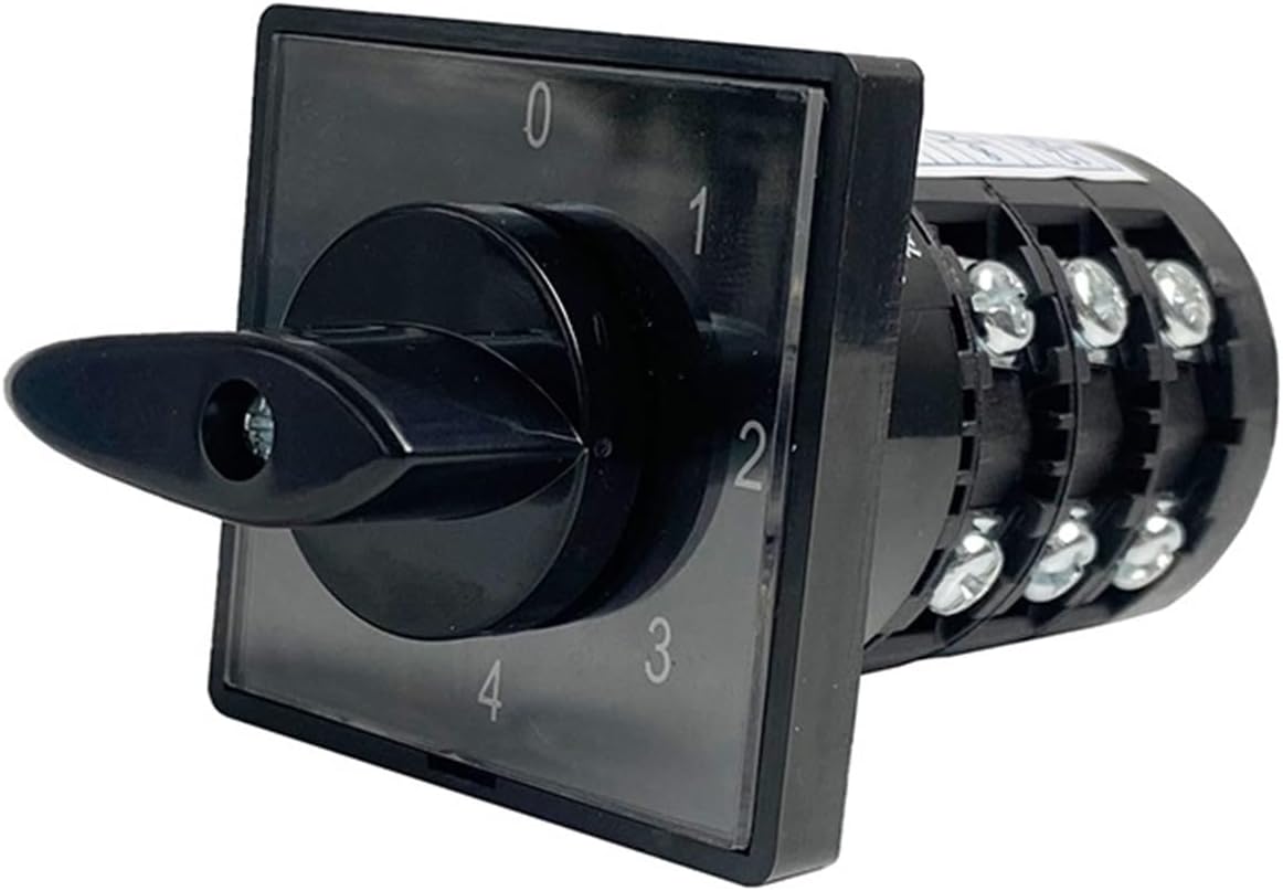 HZ5B-20AE205/3 20Amp 0-4 Position Universal Rotary Cam Switch Silver Contact