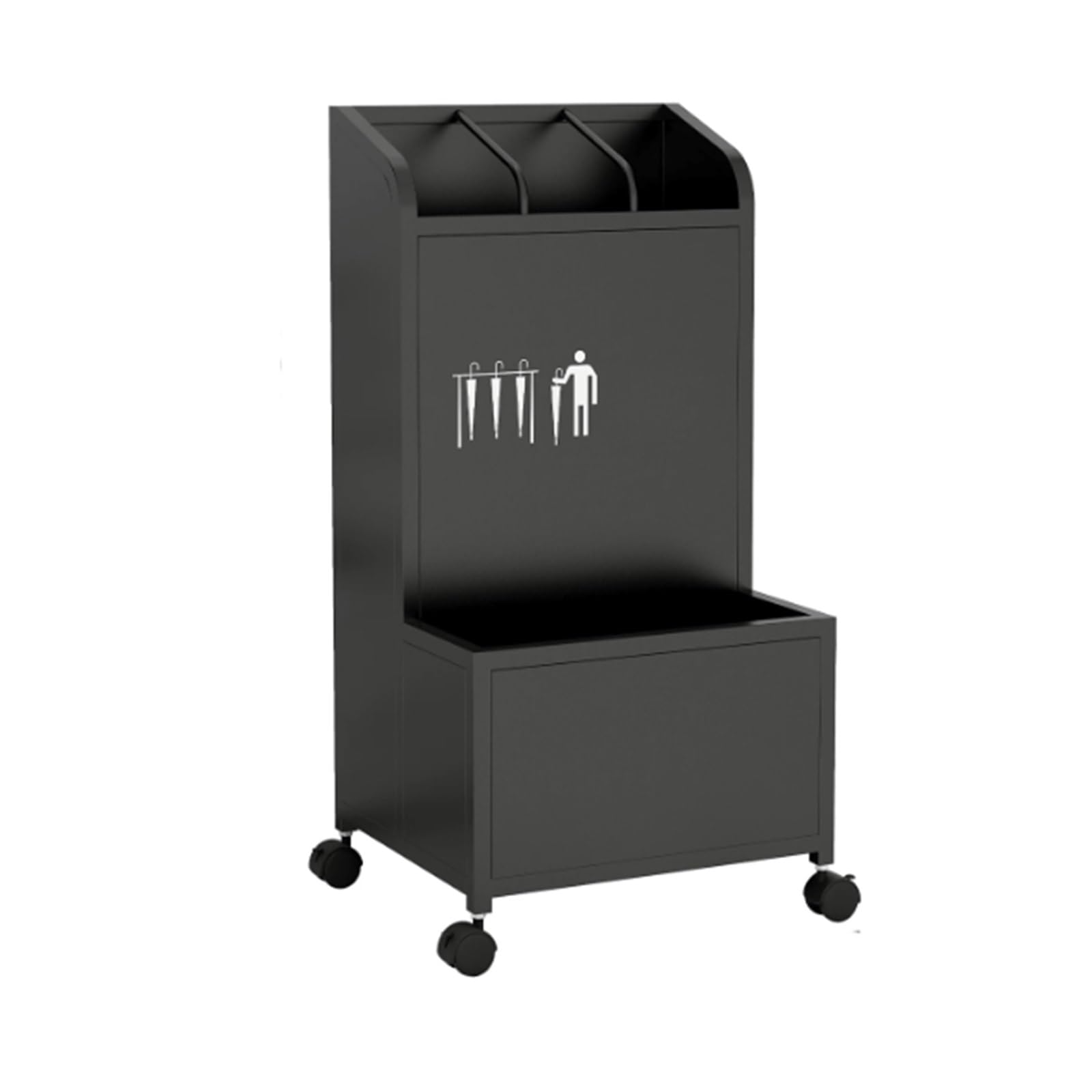 CFY652 Umbrella rack Umbrella Stands And Storage Racks: The Perfect Choice For Hotel Lobbies, Retail Stores, And School Classrooms Office(Black,Medium)