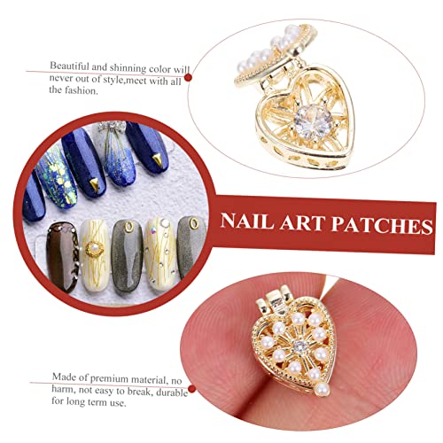 FRCOLOR 4 Pçs Broca De Unhas Decoração De Pérola Enfeites De Unhas Strass Para Unhas Diamantes De Un