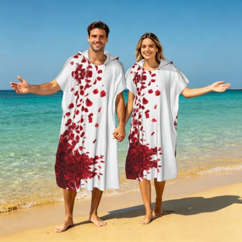 Poncho à capuche microfibre absorbant peignoir à langer surf - 7