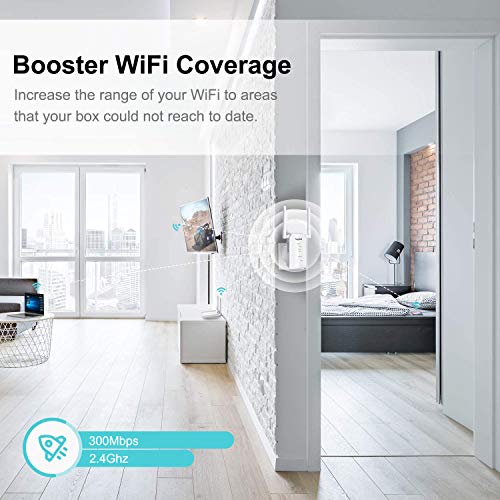 Repetidor-de-WiFi-300Mbps-en-24GHz-WiFi-Extensor-Amplificador-Largo-Alcance-Modo-Punto-de-AccesoRepeaterRouter-con-on-2-Antenas-Externo-Puerto-Ethernet-Boton-WPS-y-Facil-de-configurar