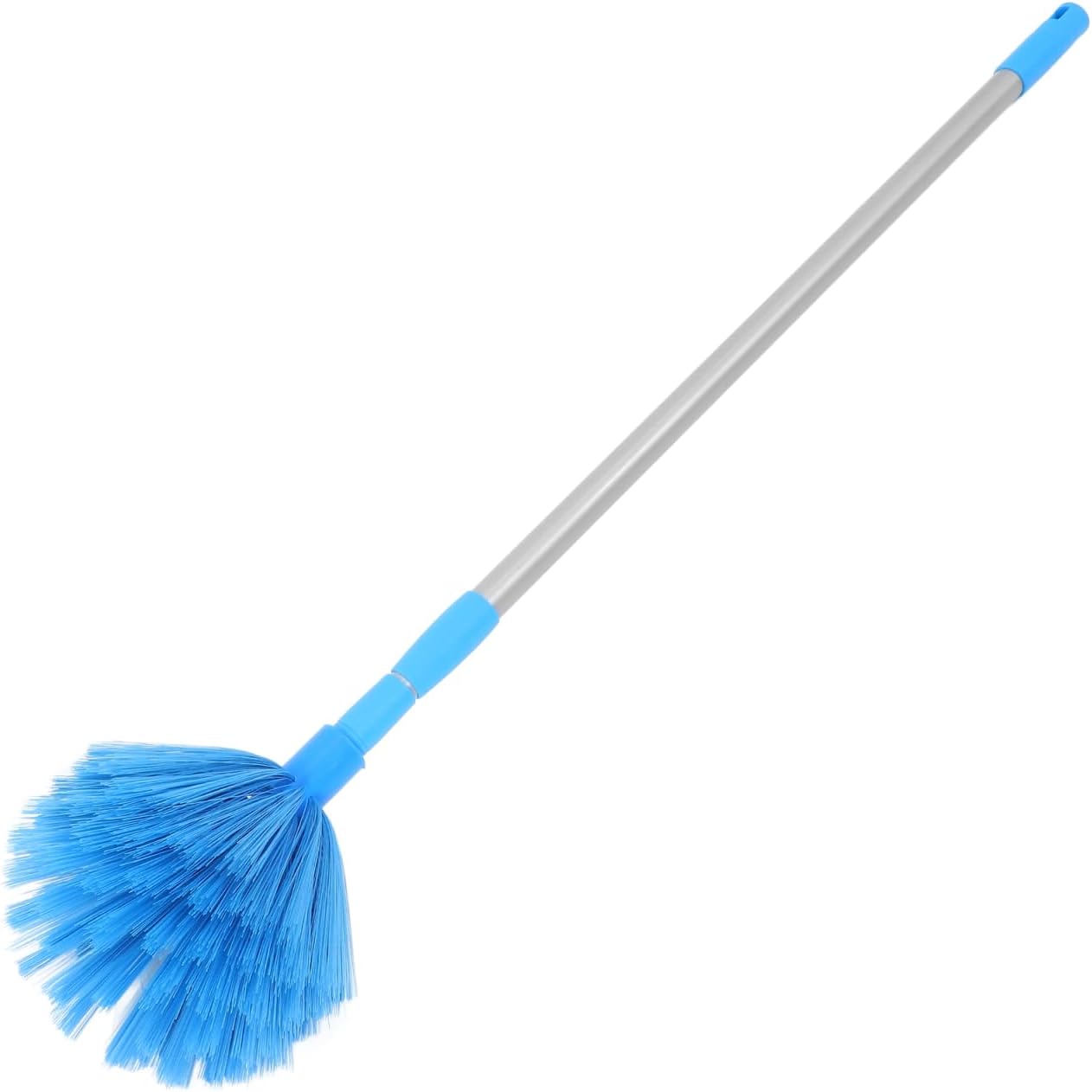 LIFKOME 1Set Extendable Cobweb Duster with Extension Pole Lightweight Dust Brush for Cleaning High Ceilings for Blinds Lighting Fixtures and Spiderwebs Removal