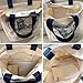 BXCNCKD Vintage London Bookstore Canvas Bag Women's One Shoulder Tote Bag Large Capacity Shopping Bag
