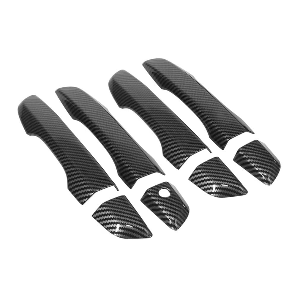 Mhtgd Rhd Carbon No Smart Lhd Rhd Car Sticker Rior Door Handle Moulding Cover Trim W/Keyless Entry Auto Decoration For Civic 10Th Gen 2016-2021