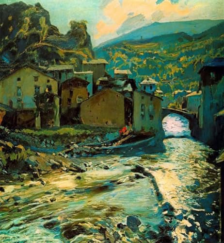 Cuadro de Joaquin Mir Trinxet Pont De Les Escaldes para renovar la decoración de paredes de tu estudio