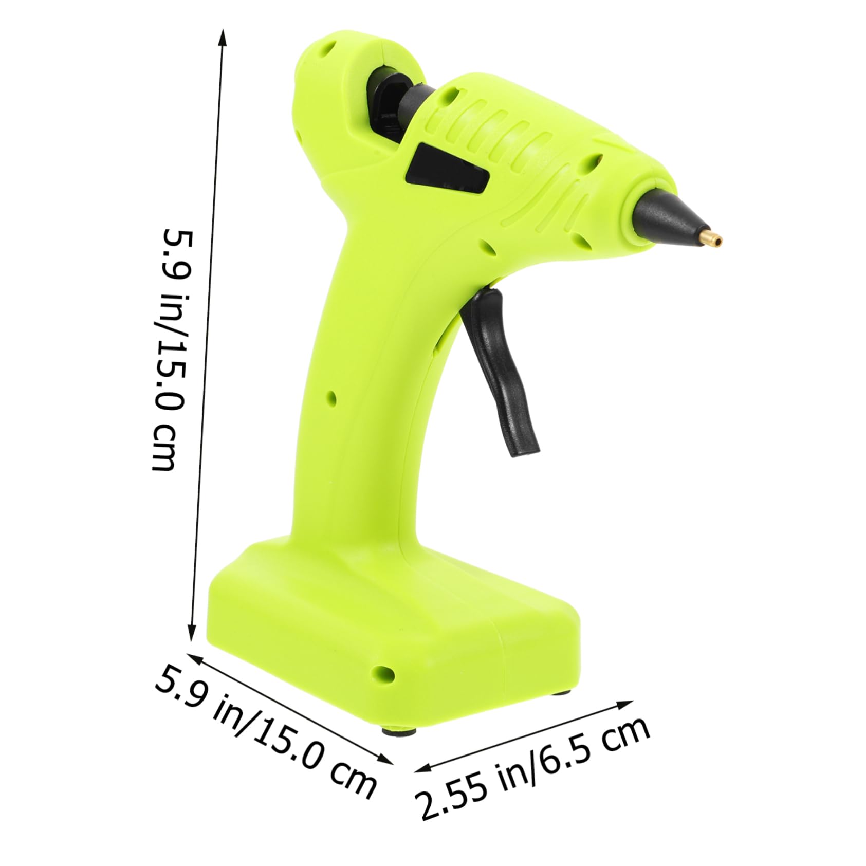 NUOBESTY 3 Pz Per Colla a Caldo Attrezzo Bastoncini Di Colla a Caldo Kit Di Strumenti Stick Di Colla a Caldo Colla a Caldo Senza Fili Bastoncini Di Colla Per Colla Green Addominali
