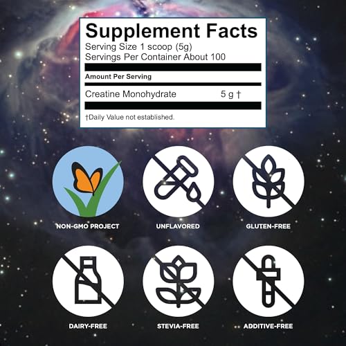 Image of Vega Micronized Creatine Monohydrate Powder, Unflavored - 5g Pure Vegan Creatine for Men & Women, Strength, Performance & Muscle Growth, 100 Servings (17.6 oz) (Pack of 2)