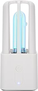Agatige UVC-Licht, tragbare UV-Lampe, USB wiederaufladbar, Reinigung, UVC-Reiniger, UVC-Desinfektionslampe für Haushaltsdesinfektion, Wohnzimmer, Schlafzimmer, Haushalt, Küche, Hotel