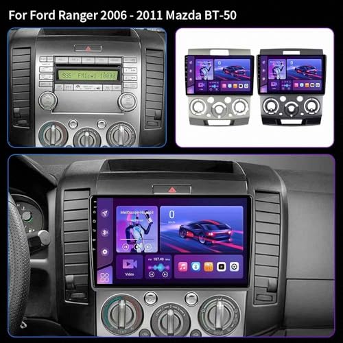 Radio 2 DIN para Mazda BT50 2006-2011 con pantalla GPS y 32G de memoria 6