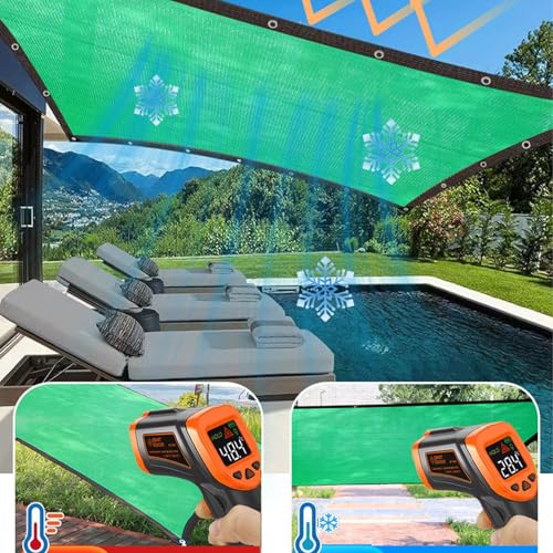 Malla de sombreo contra rayos UV para proteger huertos y piscinas 3