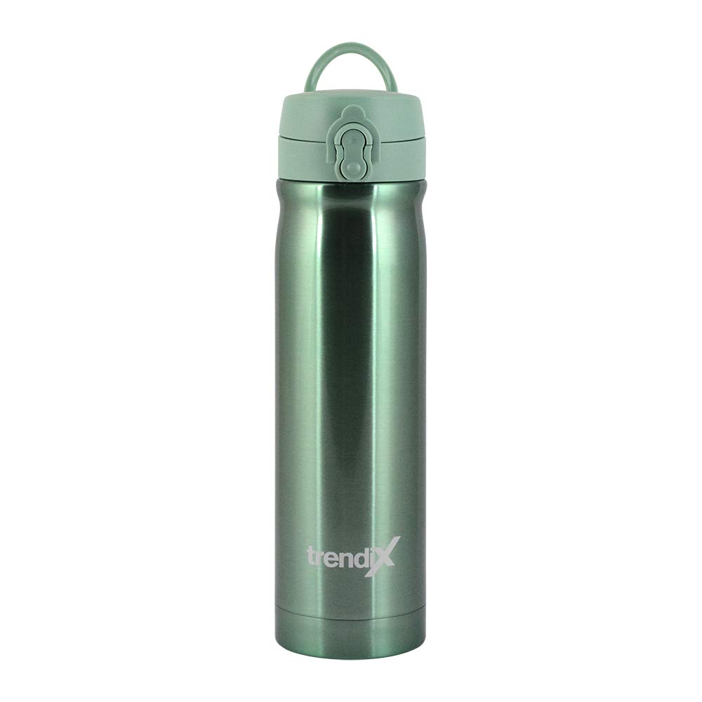 TRENDİX ÇELİK İÇLİ MATARA 500ml PASTEL YESİL
