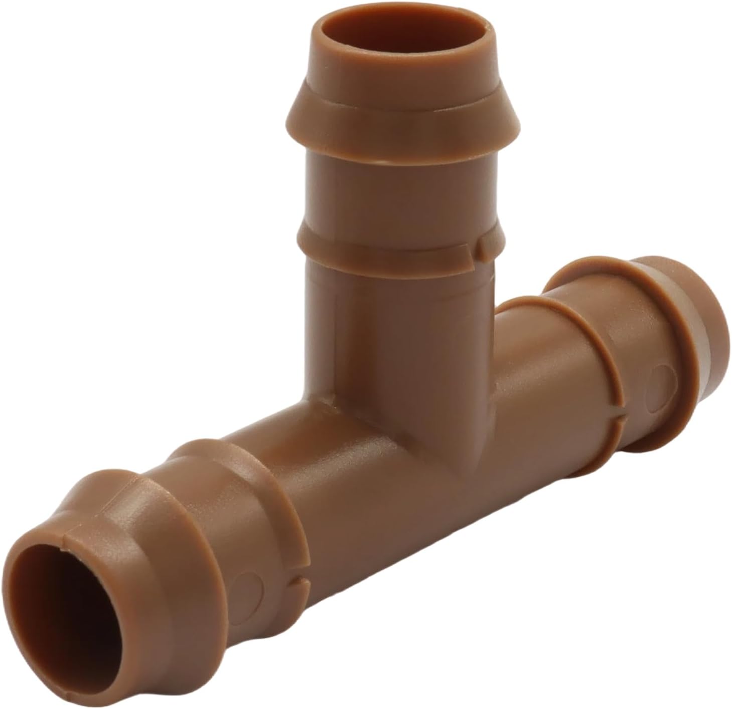 1/2 Inch Barbed Tee Drip Irrigation Fittings, 35 Pack | 3-Way T Connectors, For 1/2 Inch Garden Tubing, Drip Line Barbed Connectors, For Lawn Sprinkler Systems