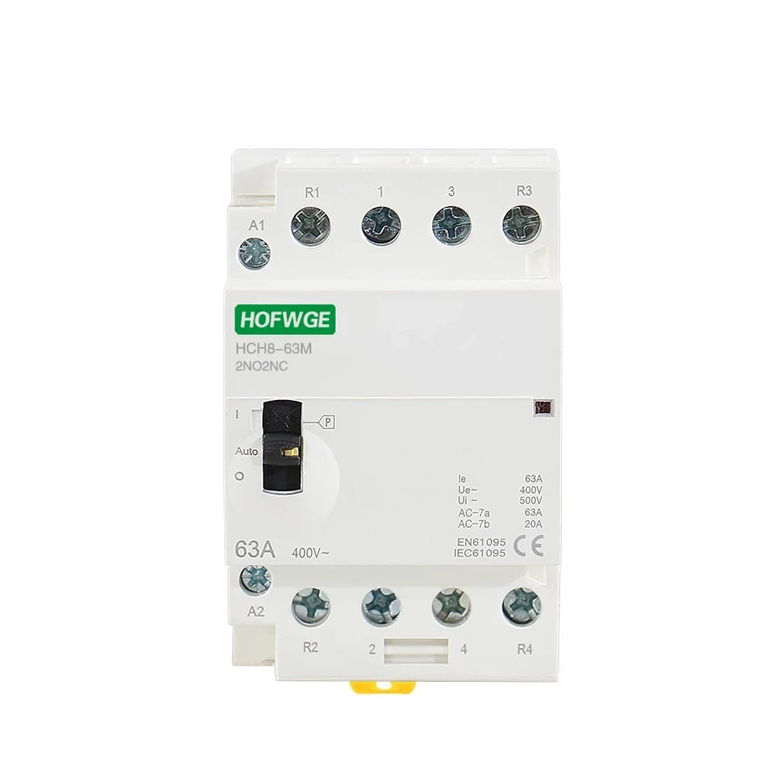 Contacteur modulaire HCH8-63M 40A résout les surcharges de tableau électrique 230V