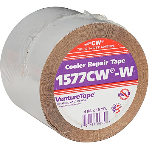 3M VentureTape 1577CW Cooler Repair Tape, 4 in x 15 Yards, White