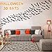 DIYASY Bats Wall Decor, 120 Pcs 3D Bat Halloween Decoration Stickers for Home Decor 4 Size Waterproof Black Spooky Bats for Room Decals