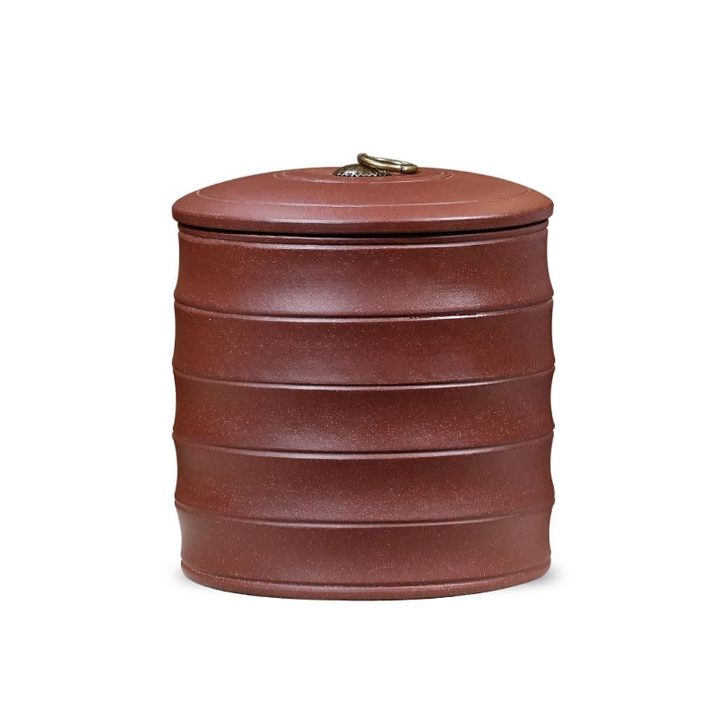Tarro de Almacenamiento, Tarro de té, Tarro de té de Arcilla Morada, decoración del hogar, Tarro de té, Escritorio de Oficina, Tarro de té Grande, Botes de Cocina