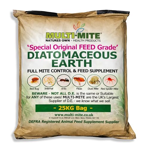 Multi-Mite® DIATOMACEOUS EARTH 25KG DIATOMACEOUS EARTH Feed Grade...