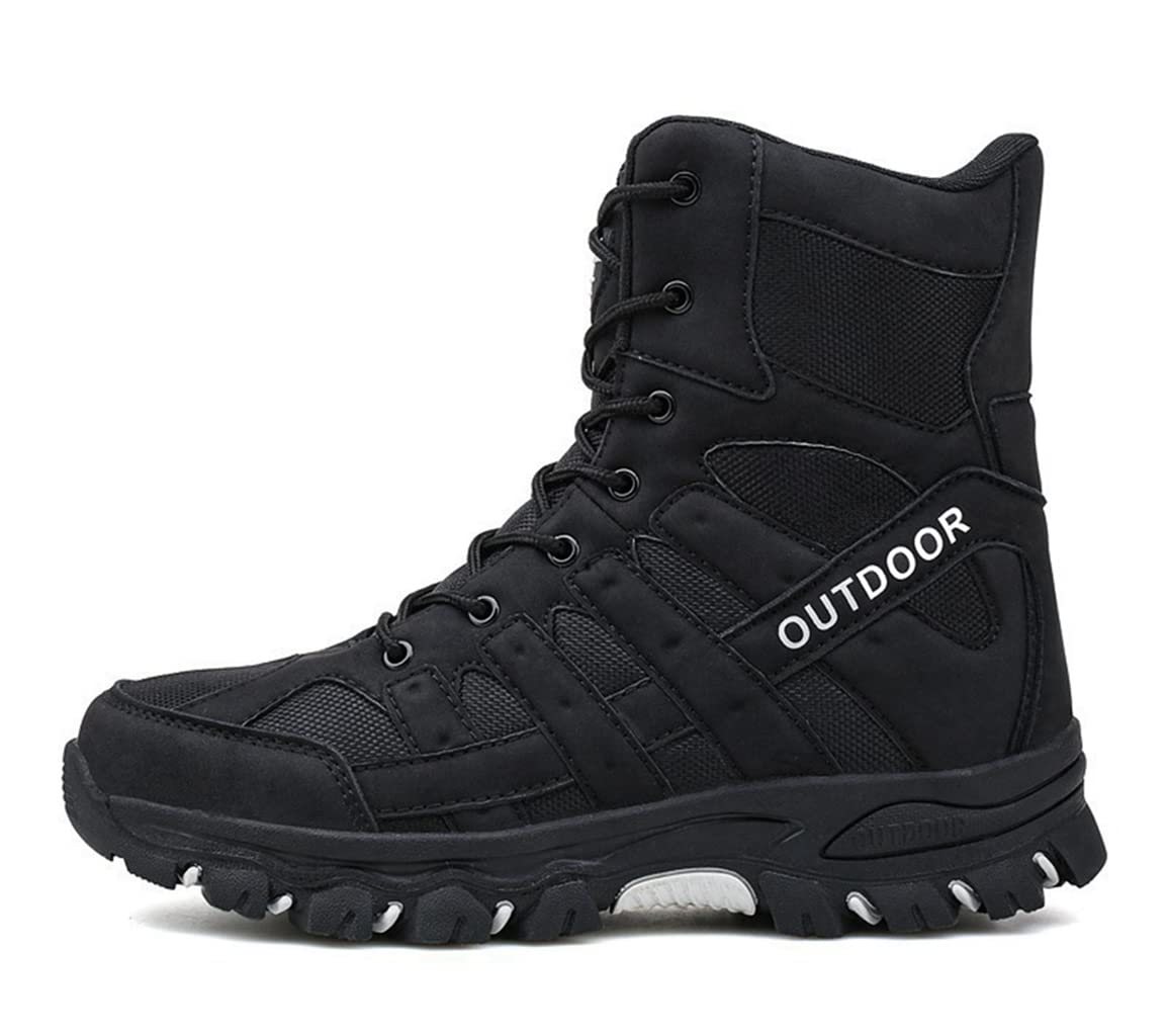 Bottes de Randonnée Pour Hommes Chaussures de Maintien de Cheville Imperméables Antidérapantes Chaussures de Trekking En Plein Air Pour Escalader Des Montagnes