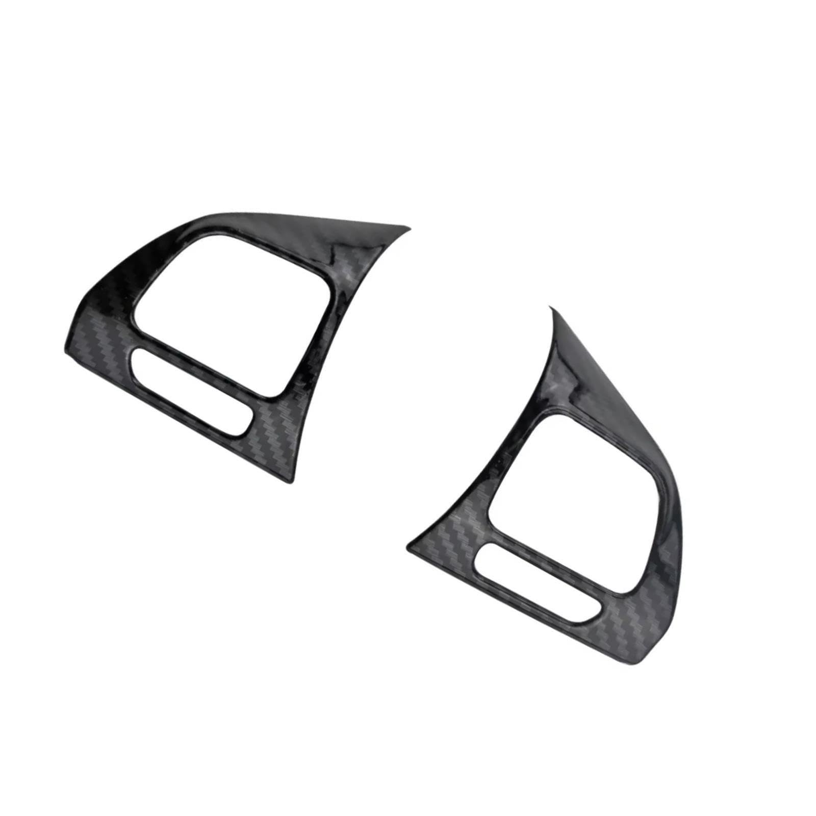 Adesivi Per Pulsanti Auto Per Golf 2013 2014-2016 Per Touran 2011-2015 | Per 2011 2012 2013 2014 2015 2 Pezzi Adesivi Per Auto Interruttore Sul Volante Pannello Rivestimento(Black)