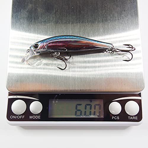 【momoルアー】モモルアー スイマー 60 6g シンキングミノー トラウトミノー メッキ カマス 小型青物に (ソルトカラー #01) 7枚目