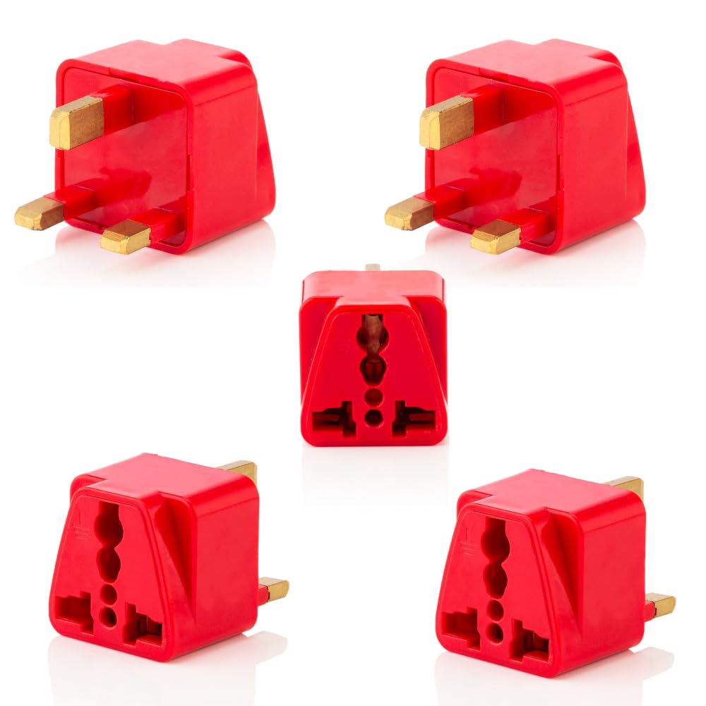 Hi-Plasst Black UK Adapter (Type-G Plug) - 1pc Pack - UK Travel Converter for Dubai, Singapore, Hong Kong, Malaysia - Compact & Durable India to UK Plug Adapter — Amazon image 22