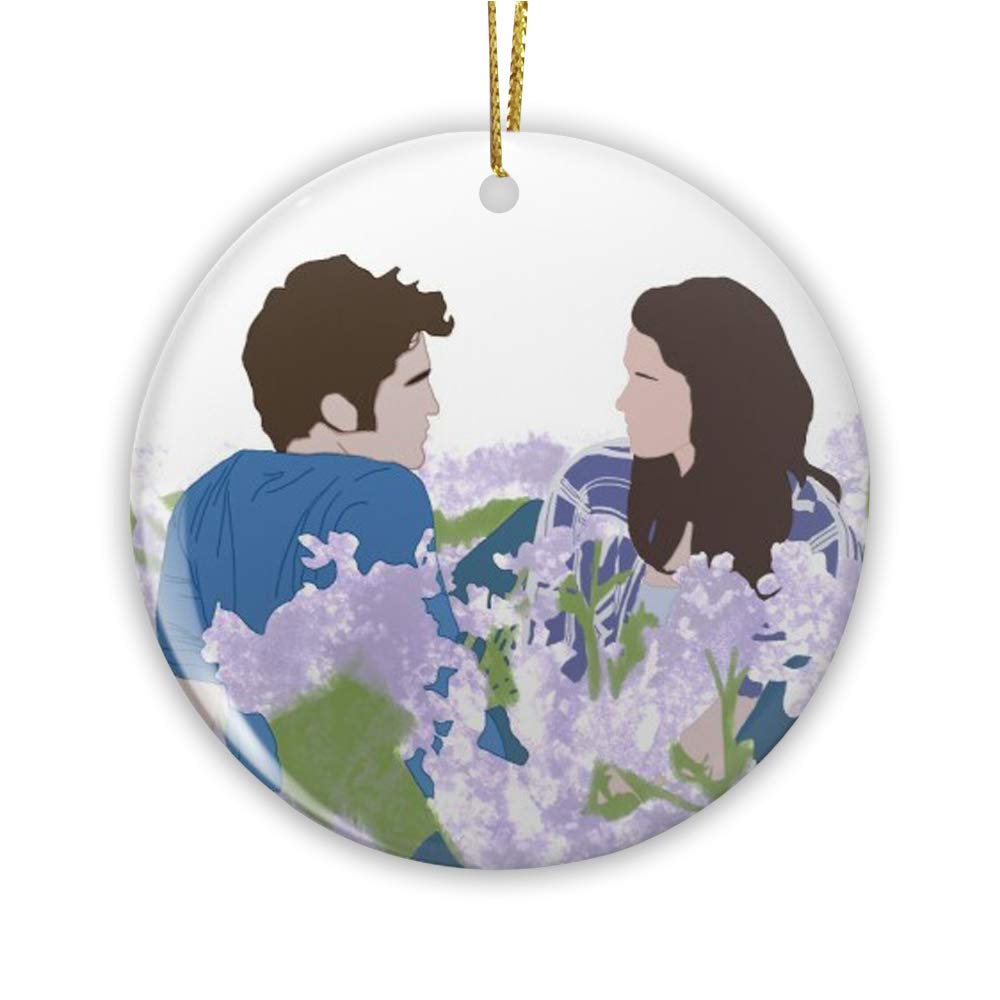 Bella and Edward in Twilight Meadow Scene Christmas Ornament Keepsake Xmas Tree Home Decor