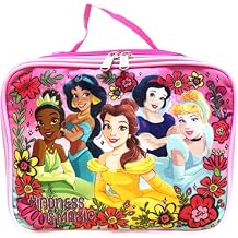 Disney/Marvel Kids Insulated Lunch Box with Princess Design Pink/Pink