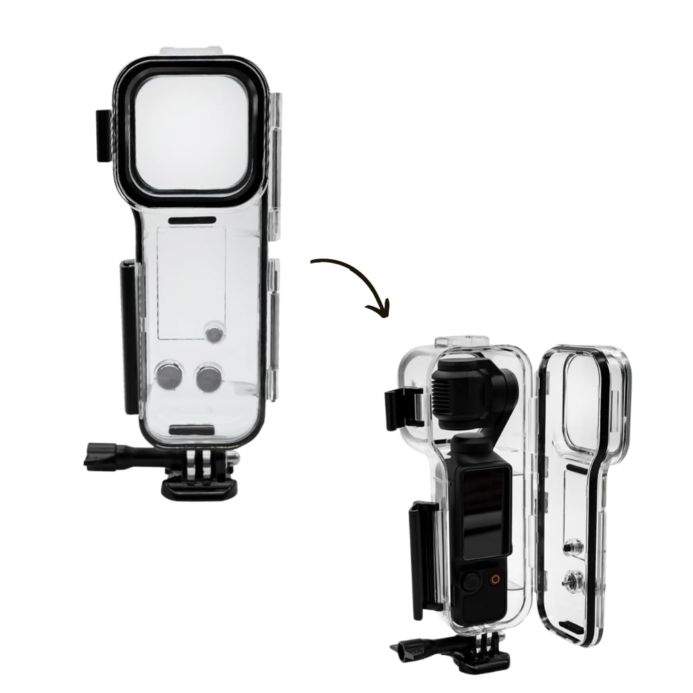 GetZget® Underwater Dive Case Compatible with DJI Osmo Pocket 3 - Robust Protection, Stunning Footage,Waterproof Dive Deeper Upto 45M Filming Accessories-image-47