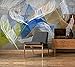 Produktbild Custom 3D Wall Painting Decorative Wallpaper Modern Minimalistic Abstract Geometric White Feather Tv Mural Background Wall Photo Wallpaper 144cmx100cm