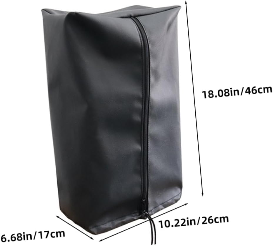 Black PU Beer Tower Protective Cover for Outdoor Kegerators