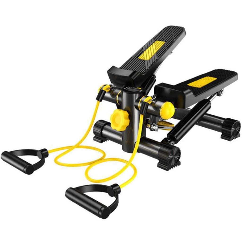 AYCDL Mini-Stepper Swing Stepper Mini Stepper with Resistance Bands for Indoor Workout,Stair Stepper Exercise Equipment Step Machiner