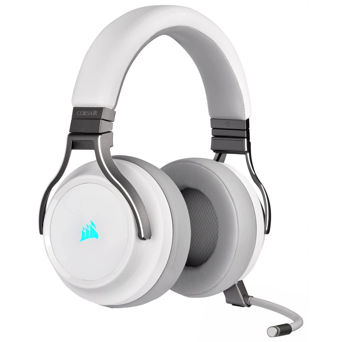 Corsair VIRTUOSO RGB WIRELESS, Cuffie Gaming, Over Ear, Bianco