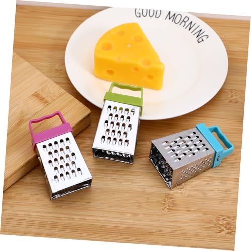 Ciieeo Set de 3 Ralladores Mini Acero Inoxidable Multicolor miniatura 7