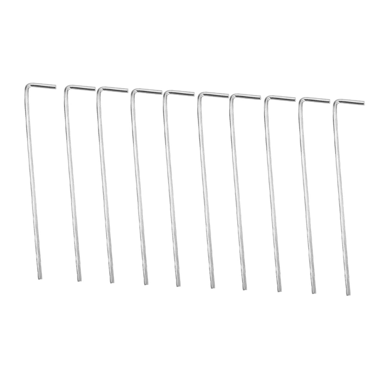 Piquets de tente robustes lot de 32 pour fixation trampoline et jardinage