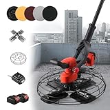 【MOTEUR SANS BALAIS HAUTE EFFICACITÉ】Équipé d'un moteur sans balais robuste en cuivre pur de 600 à 900 W, cet outil électrique de lissage mural offre : 30 % de puissance en plus que les moteurs conventionnels ; une sécurité renforcée ; une protection contre la surchauffe pour une utilisation intensive en continu ; une durée de vie 50 % supérieure avec un entretien minimal ; adapté aux travaux exigeants de lissage du ciment.