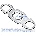 Cigar Cutter Guillotine, Stainless Steel Double Blade Cigar Clippers, 3 Packs Birthday Gift for Men