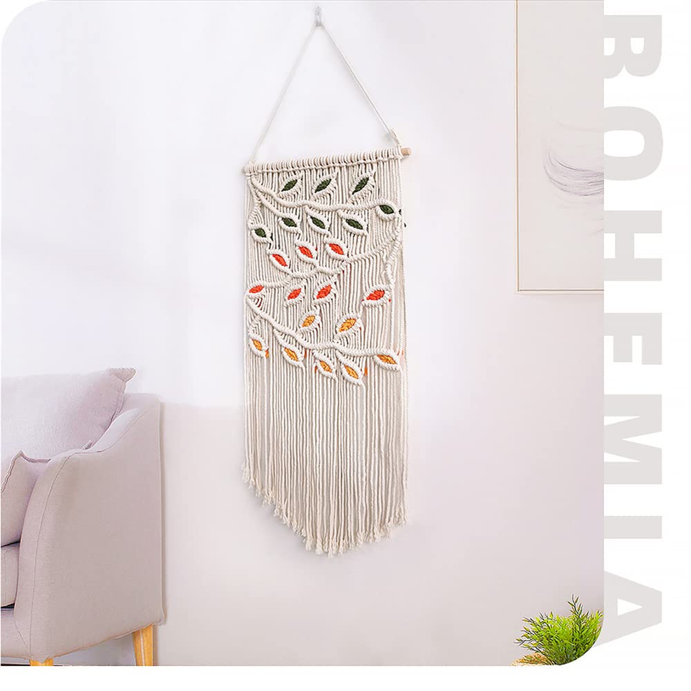 BMIDRUT Handmade Dream Catcher - Boho Macrame Wall Hanging Tapestry, 10x30 Inch Home Decor