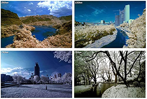 Focusfoto Fotga 52Mm All-In-One Adjustable Infrared Ir Pass X-Ray Lens Ir Filter, Variable From 530Nm To 650Nm 680Nm 720Nm 750Nm Optical Glass #TOP6