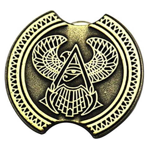 JiuErDP Assassin's Creed Game Film And Television Animation Peripheral Origin Xiaoxiong Black Flag 4 Alloy Brooch Badge Brooches & Pins (Color : #11) Cover