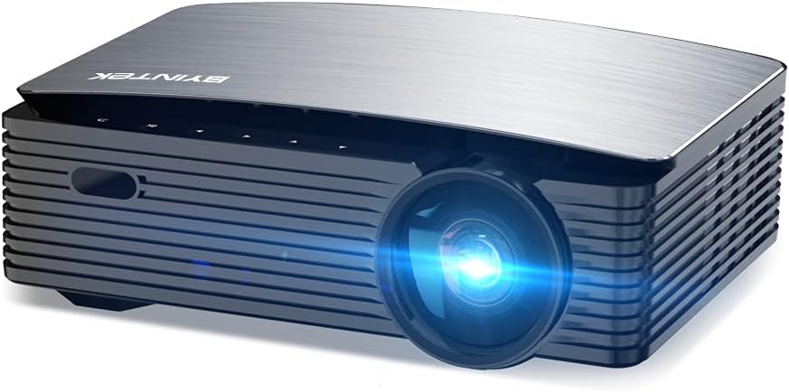 Nano ClassicBYINTEK MOON K25 1920 * 1080 Full HD 7000 Lumens Smart Android 9.0 Wifi support AC3 300inch LED Video Projector with USB SD, HD, VGA, AV For Home Theater Cinema