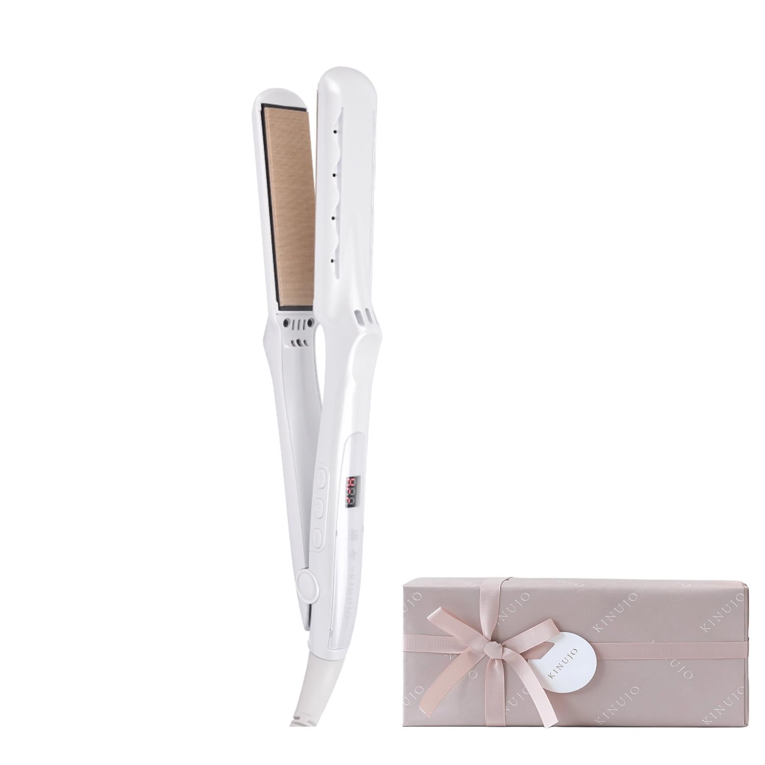 Amazon.co.jp: 【ラッピング付き】KINUJO ストレート ヘアアイロン 絹