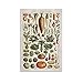 Produktbild DGSSD Vintage Gemüse Küche Poster Dekorative Malerei Leinwand Wandkunst Wohnzimmer Poster Schlafzimmer Gemälde 30 x 45 cm